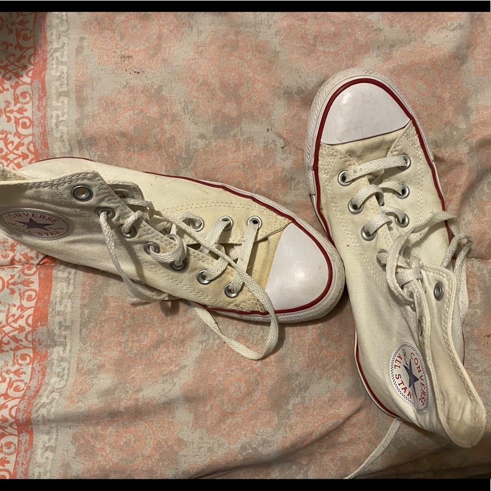 White High Top Converse